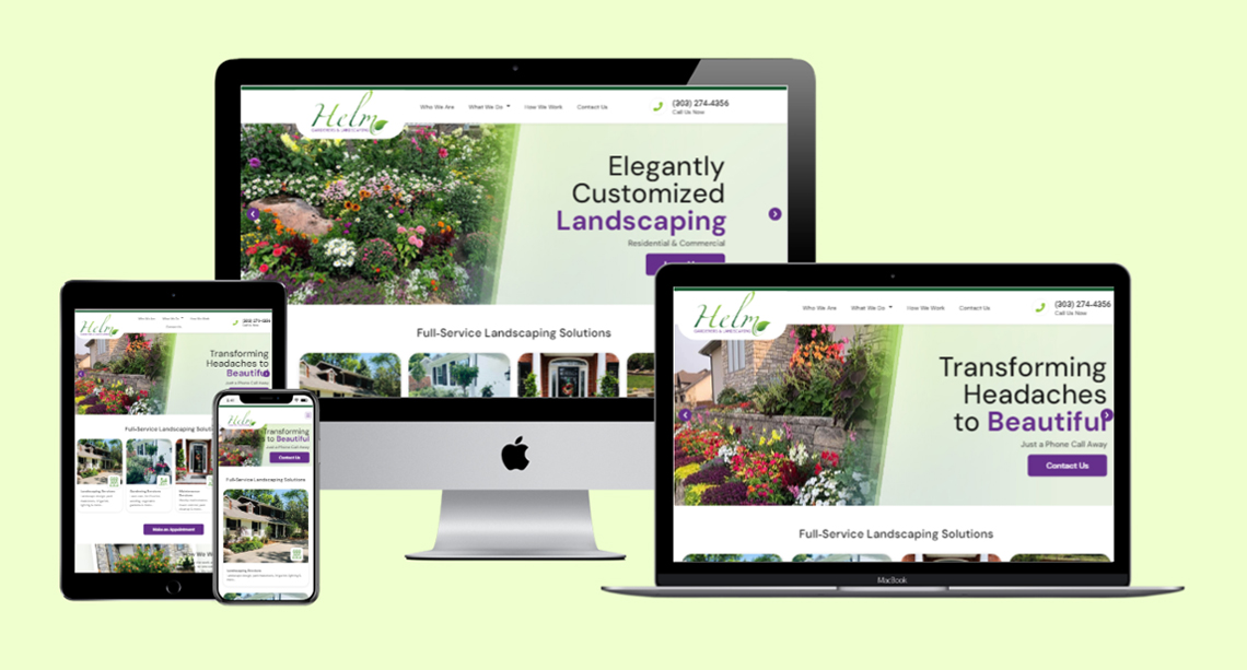 Web Design For Landscape Company